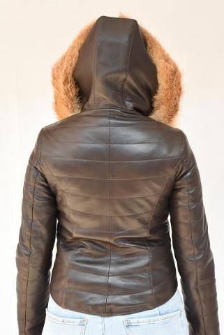 ženska kožna jakna